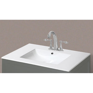 24'' Single Bathroom Vanity Top in White with Sink MRM4378