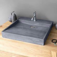 Load image into Gallery viewer, 24&quot; Single Bathroom Vanity Top in Gray with Sink
