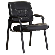 Load image into Gallery viewer, 24&quot; W Leather Seat Waiting Room Chair with Metal Frame

