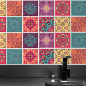 24" x 24" Gel Peel & Stick Mosaic Tile, (Set of 16)
