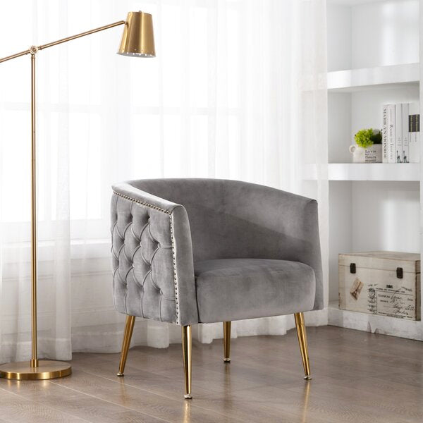 25.2'' Wide Velvet Barrel Chair MRM2250