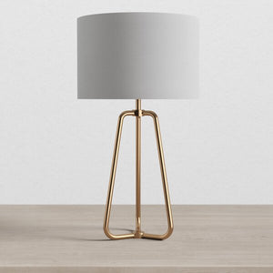 25.5" Table Lamp Antique Brass MH3