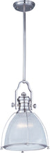 Load image into Gallery viewer, Maxim 25003CLSN Hi-Bay 1 Light 14 inch Satin Nickel Pendant Ceiling Light MRM1298
