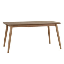 Load image into Gallery viewer, Mid-Century Modern 63&quot; Wood Tapered Legs Dining Table, Natural Finish
