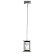 Load image into Gallery viewer, Thorne 1 Light Single Rectangle Pendant Chrome 3011RR
