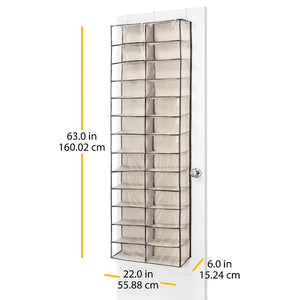 26 Pair Overdoor Shoe Organizer