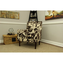 Load image into Gallery viewer, Emma Arm Chair - Cowhide Brown

