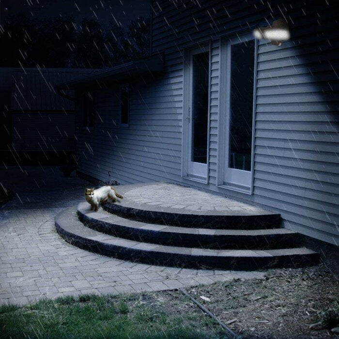 27-Watt LED Dusk to Dawn Outdoor Security Flood Light with Motion Sensor Black #1086HW