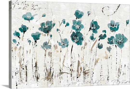 'Abstract Balance VI Blue' by Lisa Audit Painting Print 196ms