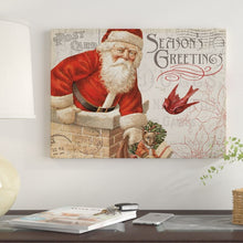 Load image into Gallery viewer, &#39;Antique Holiday I&#39; Acrylic Painting Print on Wrapped Canvas MR44

