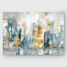 Load image into Gallery viewer, &#39;City Views II&#39; - Wrapped Canvas Painting Print #AD72
