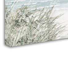 Load image into Gallery viewer, 16&quot; H x 32&quot; W x 2&quot; D Blue/Green/Beige &#39;Coastal Dunes&#39; Print on Canvas (SB20)
