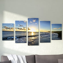 Load image into Gallery viewer, &#39;Day Break&#39; - 5 Piece Wrapped Canvas Photograph Print Set #9244
