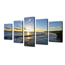 Load image into Gallery viewer, &#39;Day Break&#39; - 5 Piece Wrapped Canvas Photograph Print Set #9244
