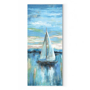 'Evening Bay II' Oil Painting Print on Wrapped Canvas #2046HW