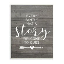Load image into Gallery viewer, &#39;Every Family Has a Story&#39; Textual Art (ND292)
