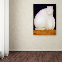 Load image into Gallery viewer, &#39;Fat Cat&#39; Print on Wrapped Canvas 7439
