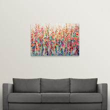 Load image into Gallery viewer, 32&quot; H x 48&quot; W x 1.25&quot; D Multicolored &#39;Flourish of Spring&#39; - Painting on Canvas (SB216)
