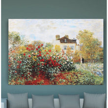 Load image into Gallery viewer, &#39;Garden&#39; by Claude Monet - Wrapped Canvas Print 7783
