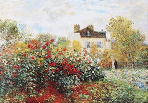 'Garden' by Claude Monet - Wrapped Canvas Print 7783