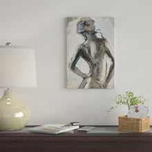 Load image into Gallery viewer, &#39;Gestures II&#39; Print on Canvas  18&quot; H x 12&quot; W x 0.75&quot; D #1074HW
