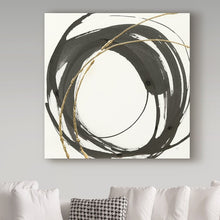 Load image into Gallery viewer, &#39;Gilded Enso IV&#39; Acrylic Painting Print on Wrapped Canvas 35&quot; x 35&quot; #2098HW
