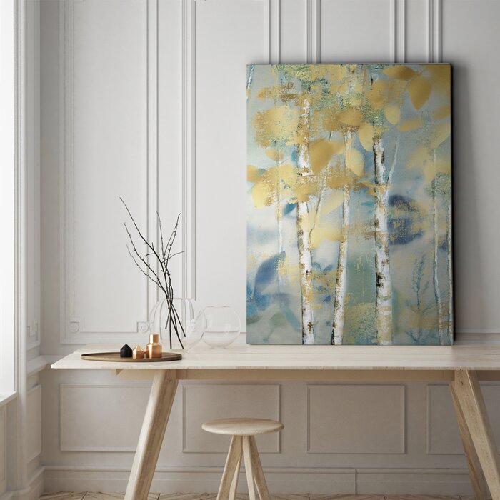 'Gilded Forest Detail I' Oil Painting Print on Wrapped Canvas #905ND