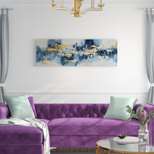 Load image into Gallery viewer, &#39;Gold Water Reflection&#39; Print on Wrapped Canvas #9118
