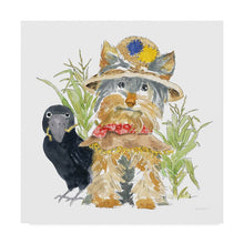 Load image into Gallery viewer, &#39;Halloween Pets IV&#39; Watercolor Painting Print on Wrapped Canvas (SB952)
