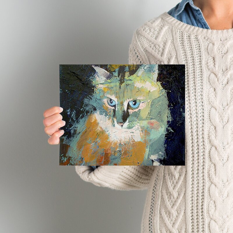 'Himalayan Cat' - Wrapped Canvas Print GL1051