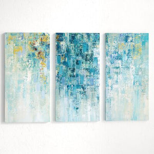 'I Love the Rain' - 3 Piece Wrapped Canvas Multi-Piece Image Print Set 363CDR