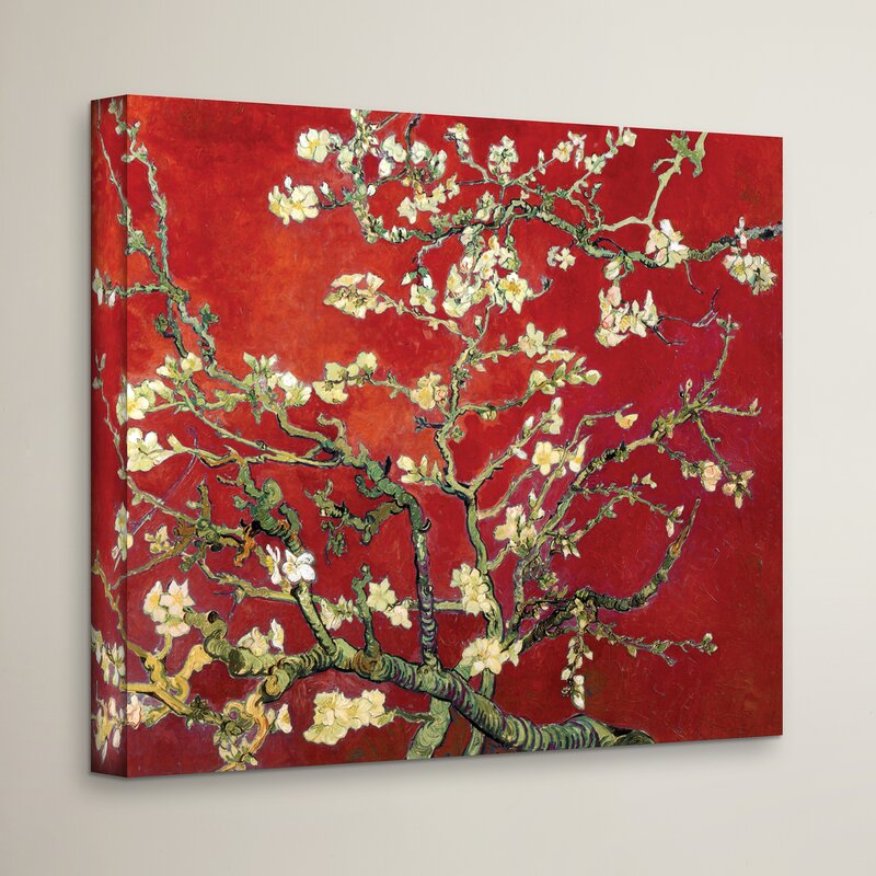 #39 Interpretation Blossoming Almond Tree #39 by Vincent Van Gogh Graphic