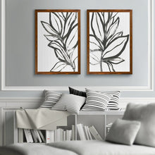 Load image into Gallery viewer, &#39;Leaf Instinct I&#39; by Vincent Van Gogh - 2 Piece Picture Frame Painting Print Set - 286CE
