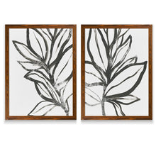 Load image into Gallery viewer, &#39;Leaf Instinct I&#39; by Vincent Van Gogh - 2 Piece Picture Frame Painting Print Set - 286CE
