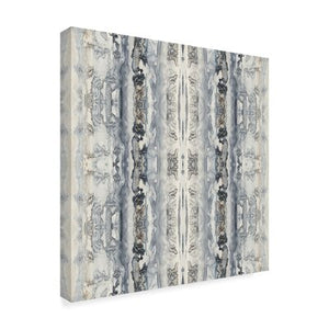 'Mirrored Strata IV' Acrylic Painting Print on Wrapped Canvas (set of 2) - 464CE
