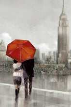 Load image into Gallery viewer, &#39;Modern Couple In Ny&#39; Painting Print on Canvas 1998CDR
