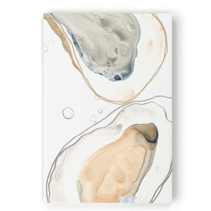 'Ocean Oysters IV' - Painting Print on Canvas #1195HW