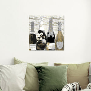 Pass the Bottle Night by Oliver Gal Wrapped Canvas Graphic Art Print #9383