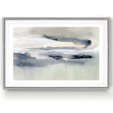 Load image into Gallery viewer, 36&quot; H x 48&quot; W x 1.5&quot; D Blue/Gray &#39;Passing Through II&#39; - Painting Print on Canvas (SB234)
