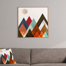 Load image into Gallery viewer, &#39;Pepper Moon&#39; Framed Graphic Art on Wood Set of 2 - 1322CDR
