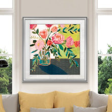 Load image into Gallery viewer, &#39;Quirky Bouquet I&#39; - Painting Print on Canvas - 499CE
