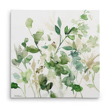 Load image into Gallery viewer, &#39;Sage Garden I&#39; - Oil Painting on Wrapped Canvas (16&quot; H x 16&quot; W x 1.5&quot; D) #9790
