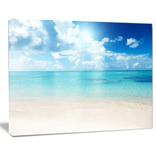 Load image into Gallery viewer, Sand of Beach in Blue Caribbean Sea

