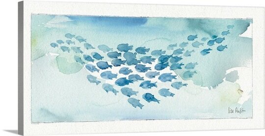'Sea Life IV' by Lisa Audit Painting Print #ND1122