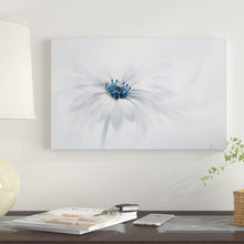 Load image into Gallery viewer, 12&quot; H x 19&quot; W x 2&quot; D White/Blue &#39;Serenity&#39; - Photograph Print  7199
