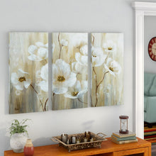 Load image into Gallery viewer, &#39;Shimmering Blossoms&#39; Multi-Piece Image on Wrapped Canvas 8031

