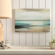 Load image into Gallery viewer, &#39;Shimmering Sea&#39; Graphic Art Print on Wrapped Canvas 4881RR
