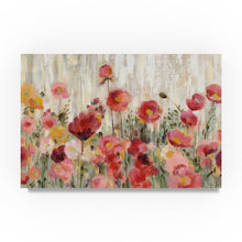 Load image into Gallery viewer, &#39;Sprinkled Flowers Crop&#39; Acrylic Painting Print on Wrapped Canvas AP393
