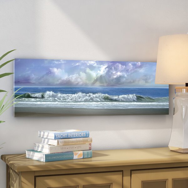 'Watching the Clouds' Oil Painting Print on Wrapped Canvas 3492RR