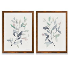 Load image into Gallery viewer, &#39;Water Branches I&#39; by Vincent Van Gogh - 2 Piece Picture Frame Painting Print Set #1938HW
